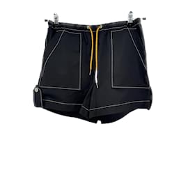 Ganni-Pantalones cortos GANNI.fr 38 poliéster-Negro