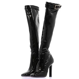 Saint Laurent-SAINT LAURENT  Boots T.eu 37 leather-Black