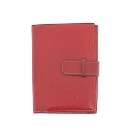 Hermès-HERMES  Wallets T.  leather-Red