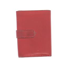 Hermès-HERMES  Wallets T.  leather-Red