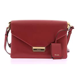 Prada-PRADA  Handbags T.  leather-Red
