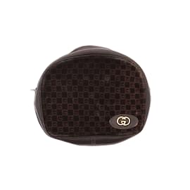 Gucci-GUCCI  Clutch bags T.  leather-Brown