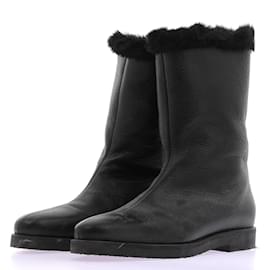 Totême-TOTEME  Ankle boots T.eu 38 leather-Black