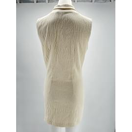 Autre Marque-MUSIER  Dresses T.fr 38 cotton-Cream