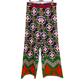 Maliparmi-MALIPARMI Pantalon T. ca 44 polyestyer-Multicolore