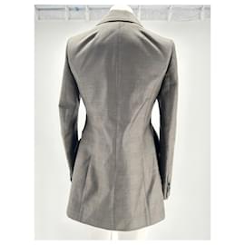 Balenciaga-BALENCIAGA  Jackets T.fr 34 Wool-Grey