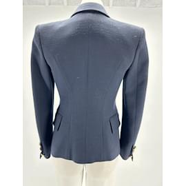 Balmain-BALMAIN  Jackets T.fr 38 Wool-Blue