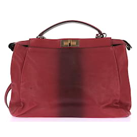 Fendi-FENDI  Handbags T.  leather-Red