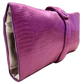 Christian Dior-CHRISTIAN DIOR jewelry case.-Purple