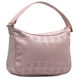 Chanel-Chanel Pink New Travel Line Handbag-Pink