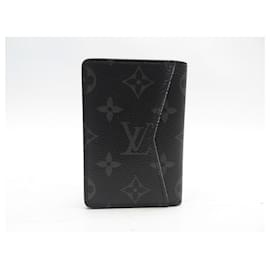 Louis Vuitton-LOUIS VUITTON ORGANIZER DE POCKET CARD HOLDER MONOGRAM ECLIPSE CARD HOLDER-Dark grey