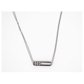 Messika-COLLIER MESSIKA MOVE PAVE DIAMANTS DOUBLE CHAINES 36-42 OR 18K NECKLACE-Argenté