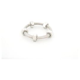 Cartier-CARTIER EROU CRB RING4227400 taille 59 54 in white gold 18K 8.8GR RING-Silvery