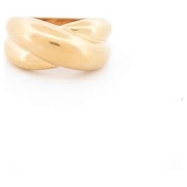 Cartier-VINTAGE CARTIER COLISEE T RING53 Yellow gold 18K 8.9 Gr 1992 YELLOW GOLDEN RING-Golden