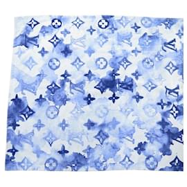 Louis Vuitton-TELO MARE LOUIS VUITTON MONOGRAM ACQUERELLO R96068 Asciugamano da bagno-Blu