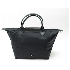 Longchamp-NEUE HANDTASCHE LONGCHAMP LE PLIAGE GRÜN M L1623919001 HANDTASCHE HANDTASCHE TOTE-Schwarz