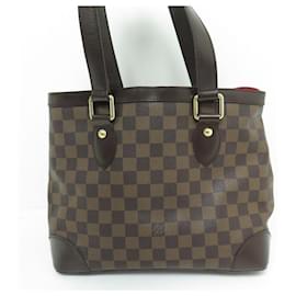 Louis Vuitton-SAC A MAIN LOUIS VUITTON HAMPSTEAD PM TOILE DAMIER EBENE N51205 HAND BAG-Marron