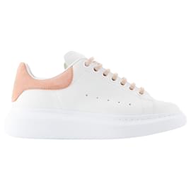 Alexander Mcqueen-Baskets Oversize - Alexander Mcqueen - Cuir - Blanc-Blanc