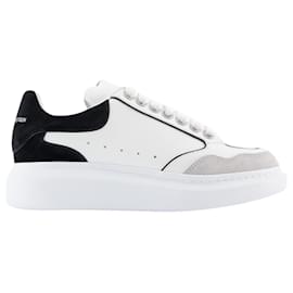 Alexander Mcqueen-Sneakers Oversize - Alexander Mcqueen - Pelle - Grigia-Grigio