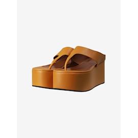 Simon Miller-Orange platform thong sandals - size EU 37-Other