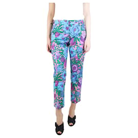 Weekend Max Mara-Multicoloured floral tailored trousers - size UK 10-Multiple colors