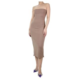 Autre Marque-Light brown tube dress - size M-Brown