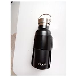 Prada-Logo bottle-Black,Silvery