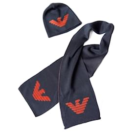 Armani-LOGO-Orange,Dark grey