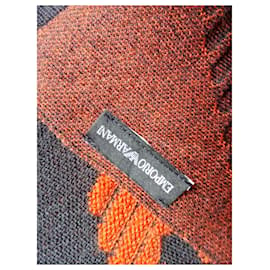 Armani-Logo-Orange,Gris anthracite