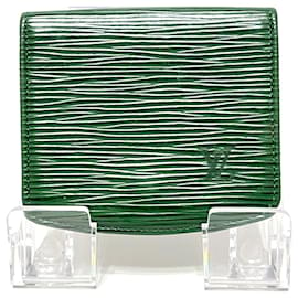 Louis Vuitton-Louis Vuitton Porte monnai Cubeta-Verde