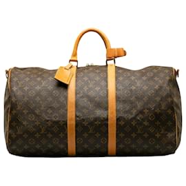 Louis Vuitton-Louis Vuitton Keepall Bandouliere 55-Marrom