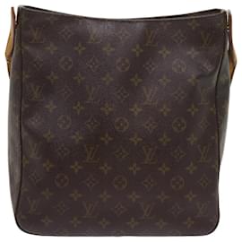 Louis Vuitton-LOUIS VUITTON Monogram Looping GM Shoulder Bag M51145 LV Auth 64251-Monogram