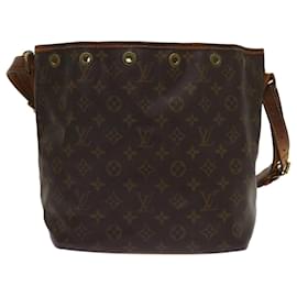 Louis Vuitton-LOUIS VUITTON Monogram Petit Noe Shoulder Bag M42226 LV Auth 63788-Monogram