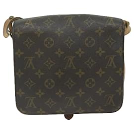 Louis Vuitton-Bolsa de ombro M LOUIS VUITTON Monogram Cartouchiere MM51253 LV Auth th4504-Monograma