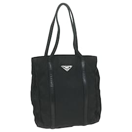 Prada-PRADA Tote Bag Nylon Black Auth ar11309-Black
