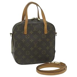Louis Vuitton-LOUIS VUITTON Monogram Spontini Hand Bag 2way M47500 LV Auth tb1015-Monogram