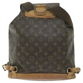 Louis Vuitton-LOUIS VUITTON Monogram Montsouris GM Backpack M51135 LV Auth 63341-Monogram