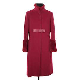 Paule Ka-Wool coat-Red