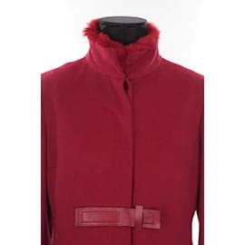 Paule Ka-Wool coat-Red