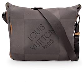 Louis Vuitton-Louis Vuitton Bolsa Crossbody Terre Damier Geant Mensageiro-Marrom