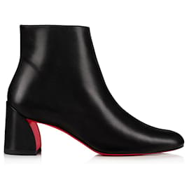 Christian Louboutin-Turela 55 mm Ankle boots - Calf leather - Black-Black
