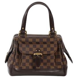 Louis Vuitton-LOUIS VUITTON Ebène Knightsbridge Damier Handtasche-Dunkelbraun