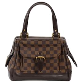 Louis Vuitton-LOUIS VUITTON Ebène Knightsbridge damier handbag-Dark brown