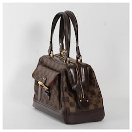 Louis Vuitton-LOUIS VUITTON Ebène Knightsbridge damier handbag-Dark brown