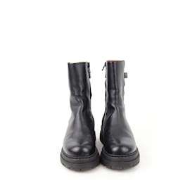 Claudie Pierlot-Boots en cuir-Noir