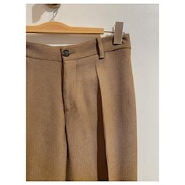 Gucci-GUCCI  Trousers T.it 44 SYNTHETIC-Camel