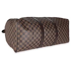Louis Vuitton-Louis Vuitton Damier Ebene Canvas Keepall 50-Brown