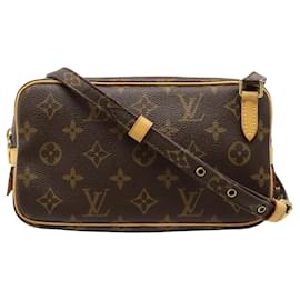 Louis Vuitton-Louis Vuitton Pochette Marly-Marron