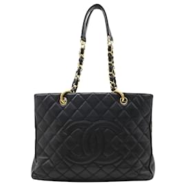 Chanel-Chanel GST (grande bolsa de compras)-Preto