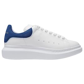 Alexander Mcqueen-Oversized  Sneakers - Alexander Mcqueen - White/Blue Paris - Leather-White